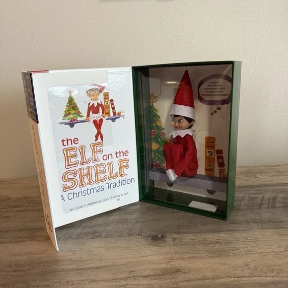 The Elf on the Shelf:  Light Tone Girl  Includes Doll & Book Christmas Tradition - Picture 9 of 16